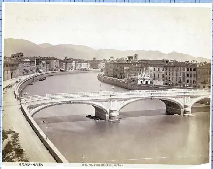Framed Print : The Solferino Bridge in Pisa Framed Print : The Solferino Bridge in Pisa
