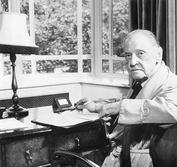 Framed Print : Somerset Maugham in Declining Years Framed Print : Somerset Maugham in Declining Years