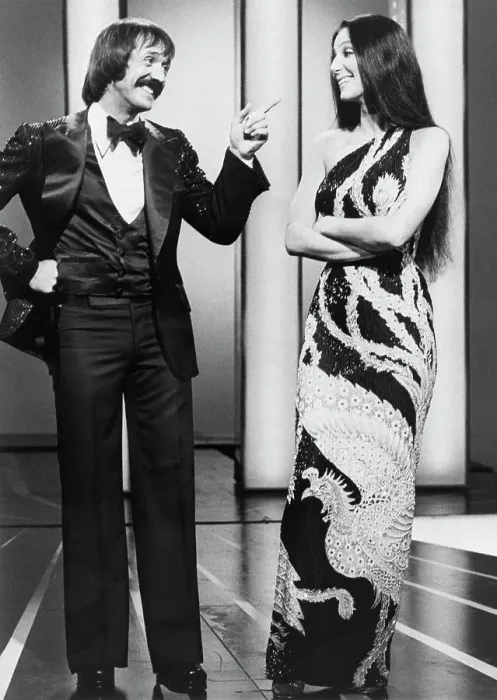 Framed Print : Sonny Bono and Cher on Television Framed Print : Sonny Bono and Cher on Television