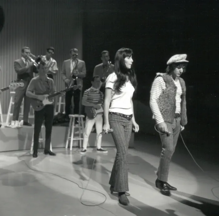 Framed Print : Sonny & Cher Performing Framed Print : Sonny & Cher Performing