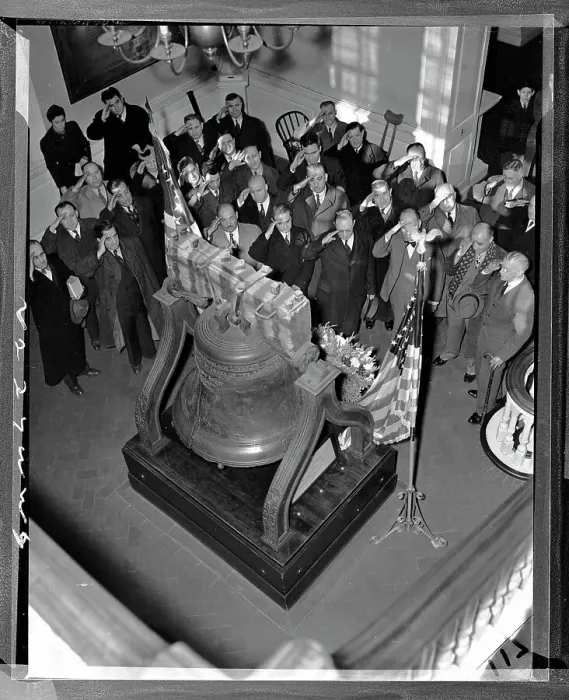 Framed Print : Sons of Italy Salute Liberty Bell Framed Print : Sons of Italy Salute Liberty Bell