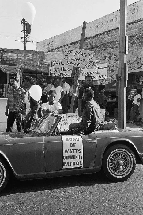 Framed Print : Sons of Watts Community Patrol Framed Print : Sons of Watts Community Patrol