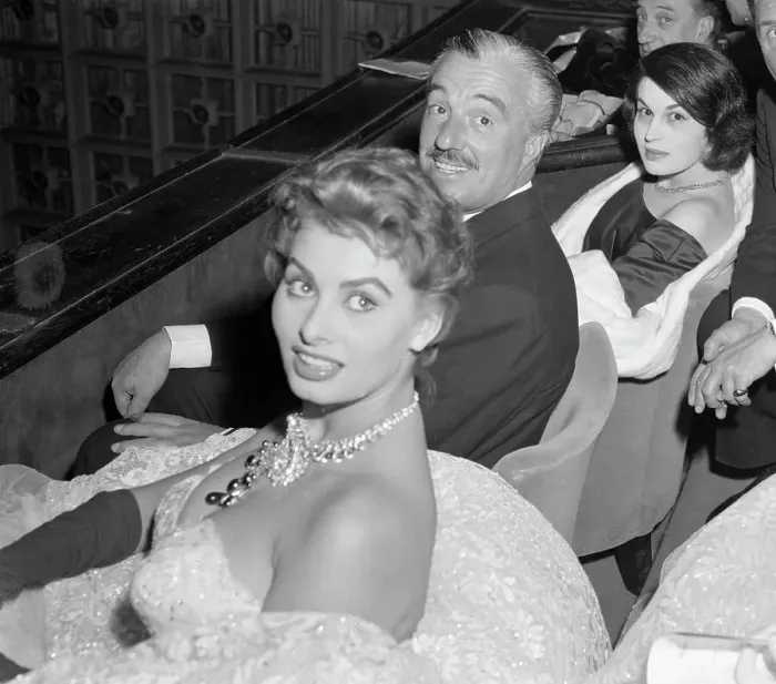 Framed Print : Sophia Loren and Others at Film Festival Framed Print : Sophia Loren and Others at Film Festival