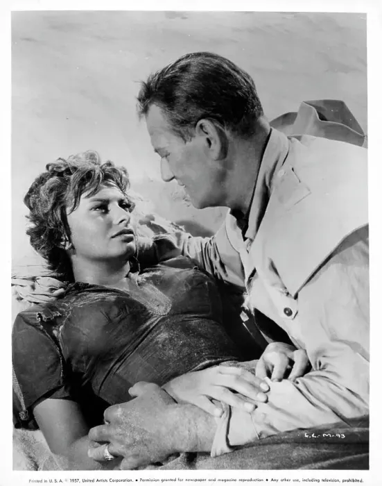 Framed Print : Sophia Loren And John Wayne In Legend Of The Lost Framed Print : Sophia Loren And John Wayne In Legend Of The Lost