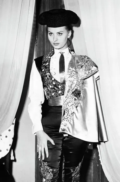 Framed Print : Sophia Loren In Matador Costume Framed Print : Sophia Loren In Matador Costume
