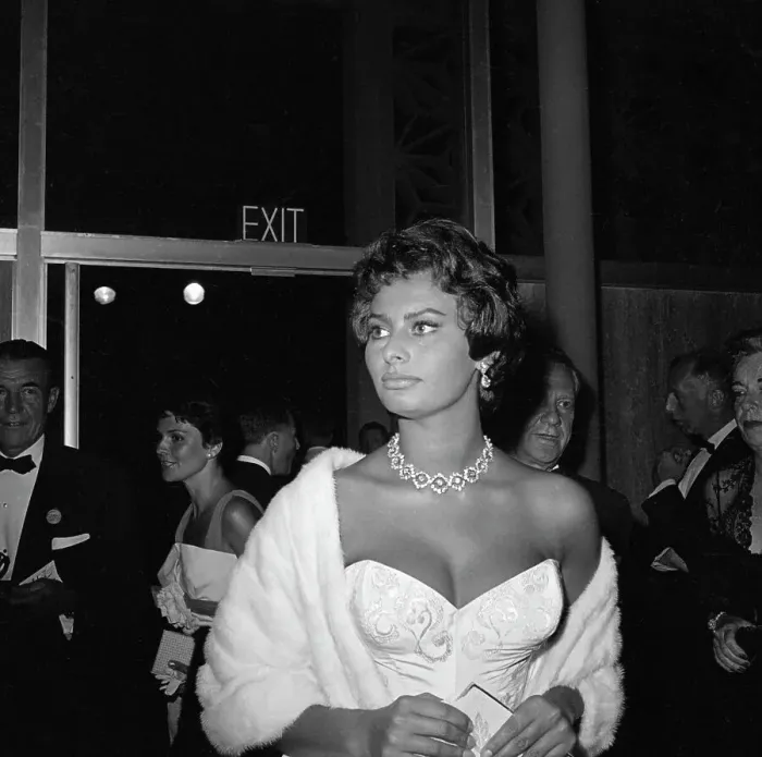 Framed Print : Sophia Loren at Movie Premiere Framed Print : Sophia Loren at Movie Premiere