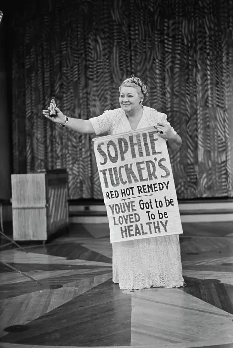 Framed Print : Sophie Tucker's Red Hot Remedy Framed Print : Sophie Tucker's Red Hot Remedy