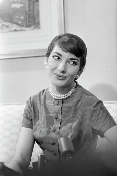 Framed Print : Soprano Maris Callas at Press Meeting Framed Print : Soprano Maris Callas at Press Meeting