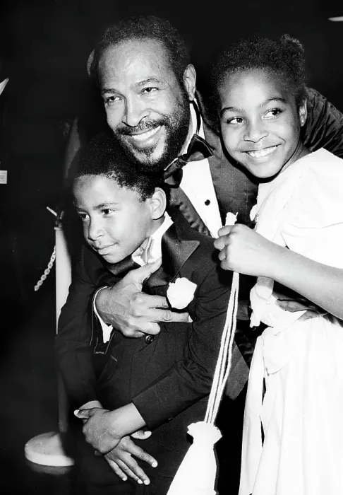 Framed Print : Soul Singer Hugging His Children