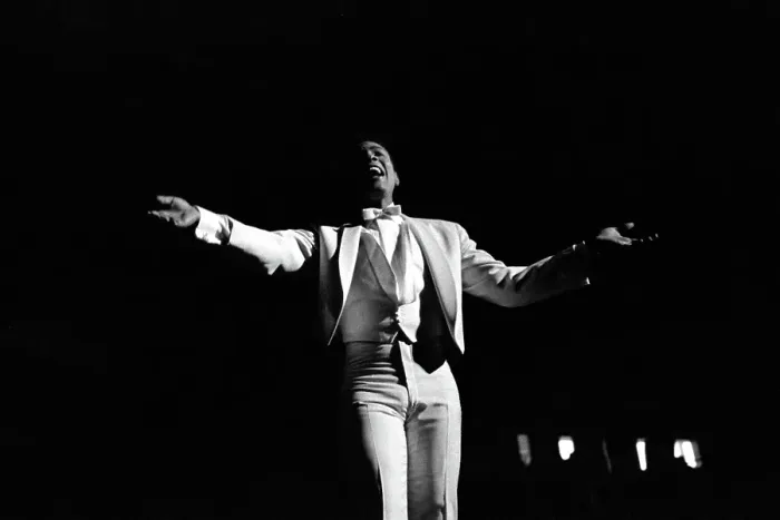 Framed Print : Soul Singer Performing In Detroit