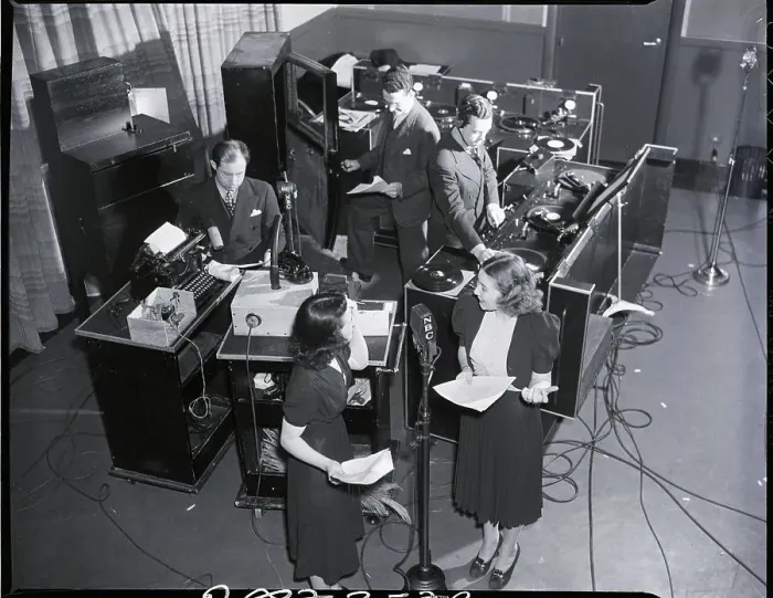 Framed Print : Sound Effects Studio At Nbc Framed Print : Sound Effects Studio At Nbc