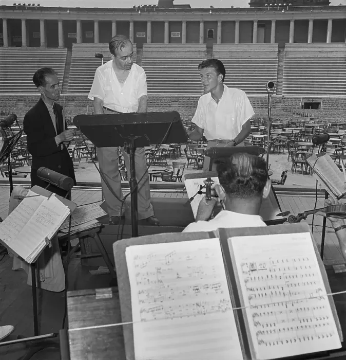 Framed Print : Soundcheck At Lewisohn Stadium Framed Print : Soundcheck At Lewisohn Stadium