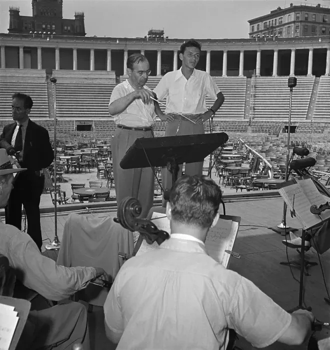 Framed Print : Soundcheck At Lewisohn Stadium