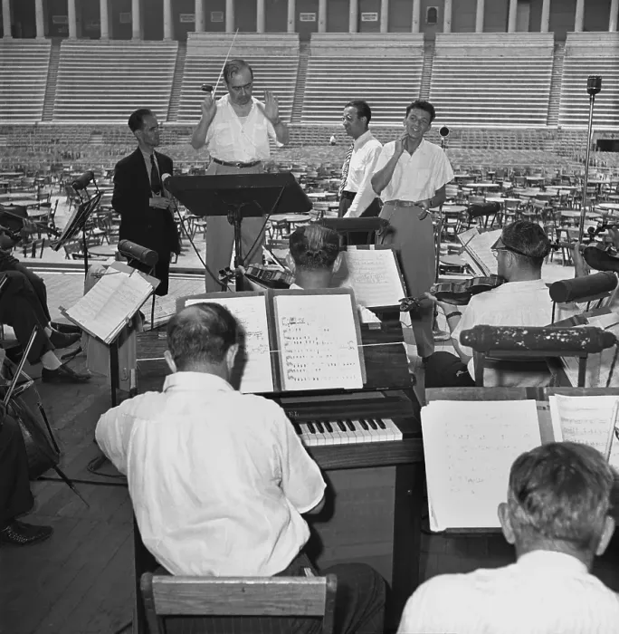 Framed Print : Soundcheck At Lewisohn Stadium Framed Print : Soundcheck At Lewisohn Stadium