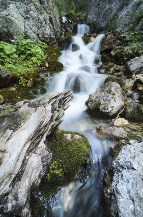 Framed Print : Source of the Isar river in the middle Hinterautal valley, Karwendel Mountains National Park, Tyrol, Austria, Europe Framed Print : Source of the Isar river in the middle Hinterautal valley, Karwendel Mountains National Park, Tyrol, Austria, Europe