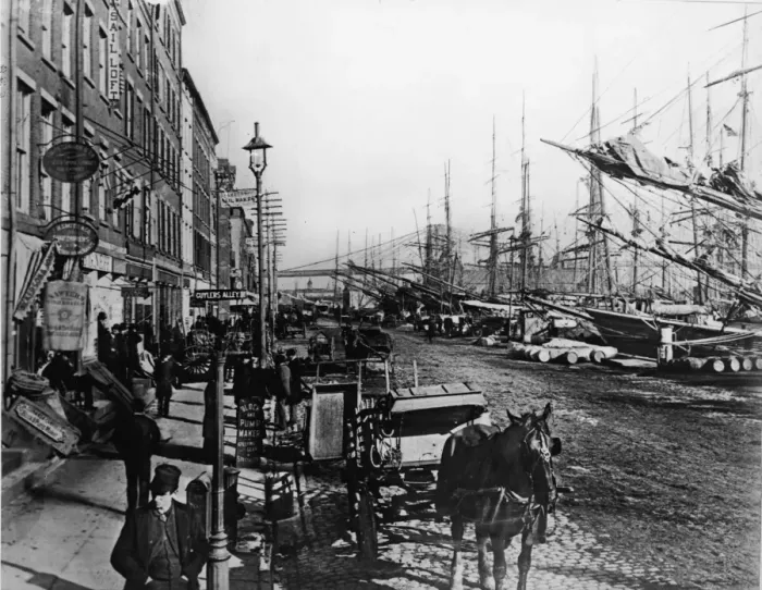 Framed Print : South Street Seaport New York Framed Print : South Street Seaport New York