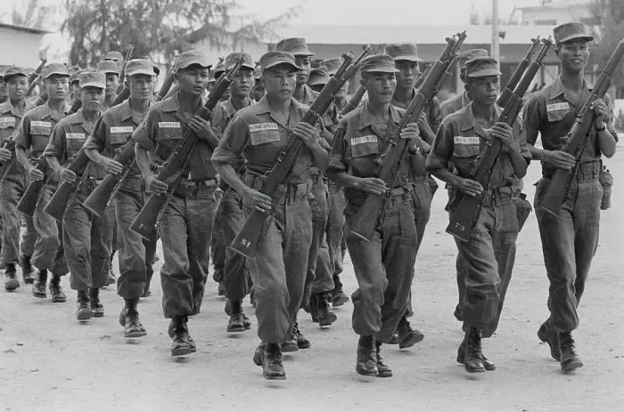 Framed Print : South Vietnamese Army Framed Print : South Vietnamese Army