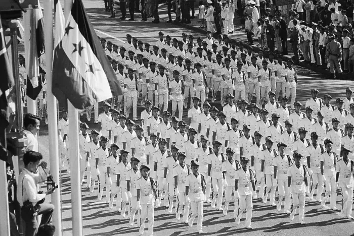 Framed Print : South Vietnamese Cadets Marching in Parade Framed Print : South Vietnamese Cadets Marching in Parade