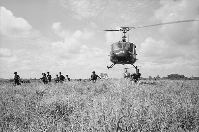 Framed Print : South Vietnamese and US Troops on Raid Framed Print : South Vietnamese and US Troops on Raid