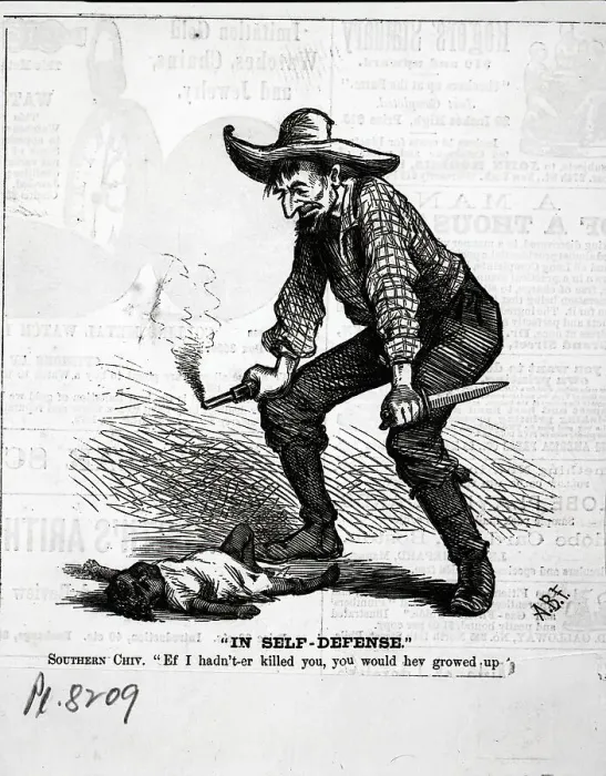 Framed Print : Southern Man Killing Black Child Framed Print : Southern Man Killing Black Child