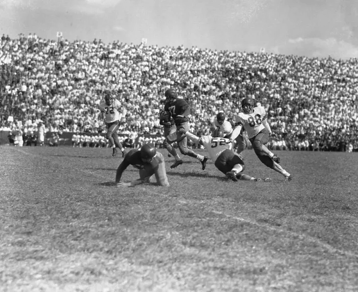 Framed Print : Southern Methodist University Versus Texas Tech in 1948 Framed Print : Southern Methodist University Versus Texas Tech in 1948