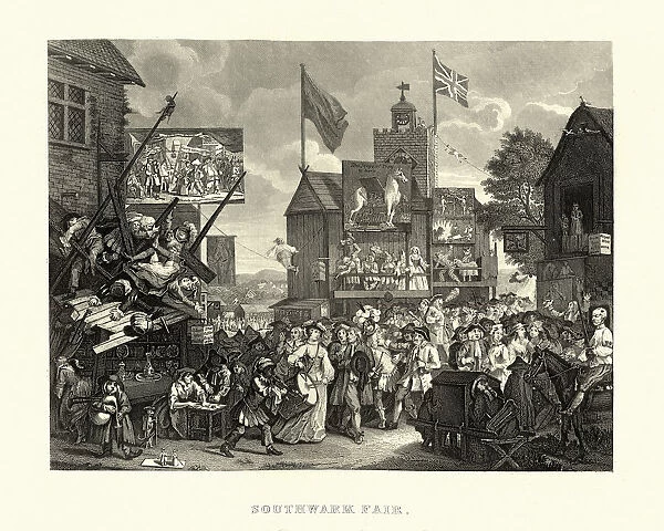 Southwark Fair By William Hogarth