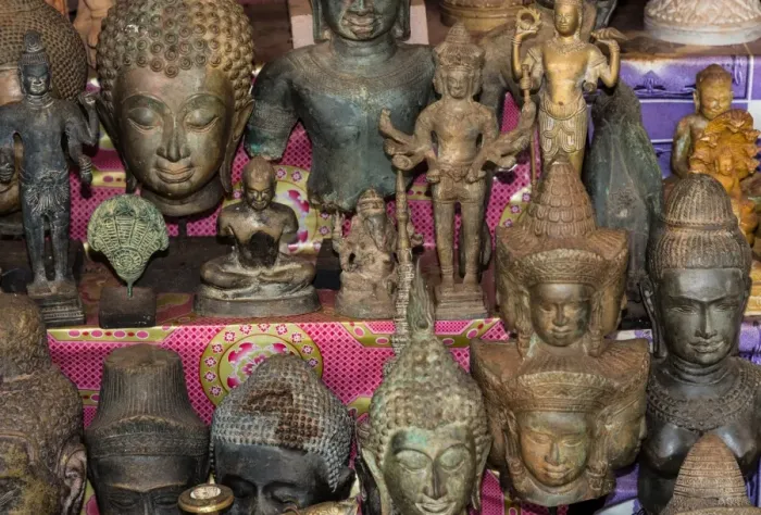 Framed Print : Souvenir Trinkets at Angkor Wat Framed Print : Souvenir Trinkets at Angkor Wat