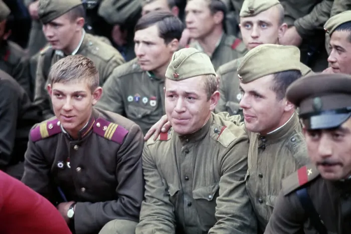 Framed Print : Soviet Army Soldiers In Prague Framed Print : Soviet Army Soldiers In Prague