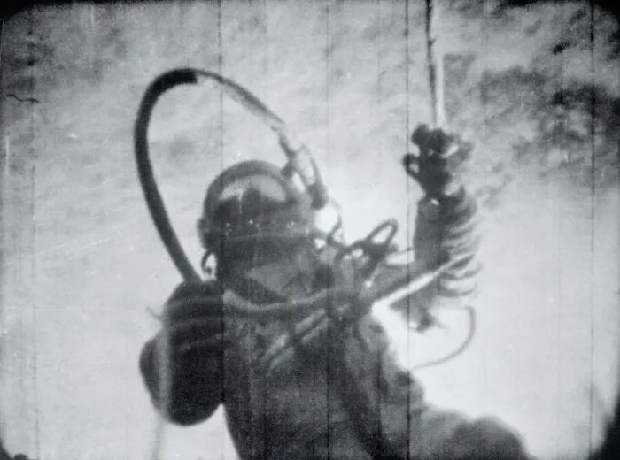 Framed Print : Soviet Astronaut Alexei Leonov in Space Framed Print : Soviet Astronaut Alexei Leonov in Space
