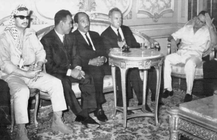 Framed Print : Soviet Premier Alexei Kosygin with Arab leaders Framed Print : Soviet Premier Alexei Kosygin with Arab leaders