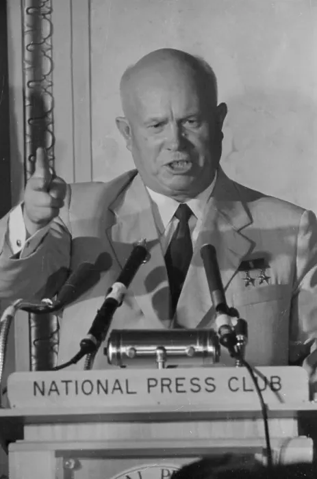 Framed Print : Soviet Premier Nikita Khrushchev Speaking Framed Print : Soviet Premier Nikita Khrushchev Speaking
