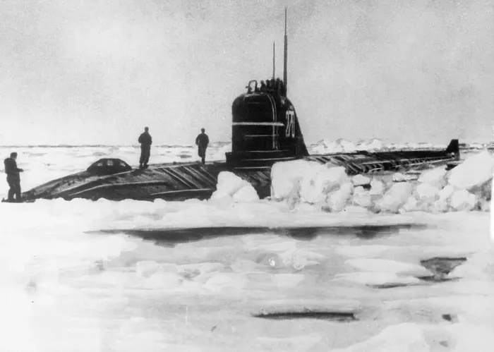 Framed Print : Soviet Submarine at the North Pole Framed Print : Soviet Submarine at the North Pole