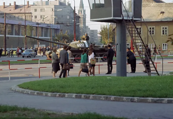 Framed Print : Soviet Tank In Prague Framed Print : Soviet Tank In Prague