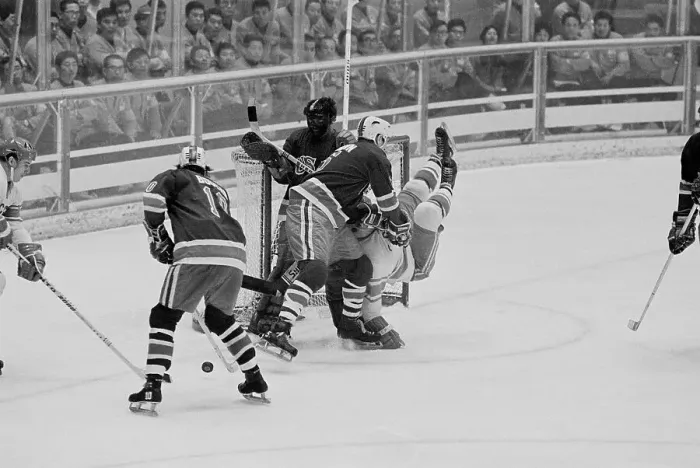 Framed Print : Soviet Union Playing USA Hockey Team Framed Print : Soviet Union Playing USA Hockey Team