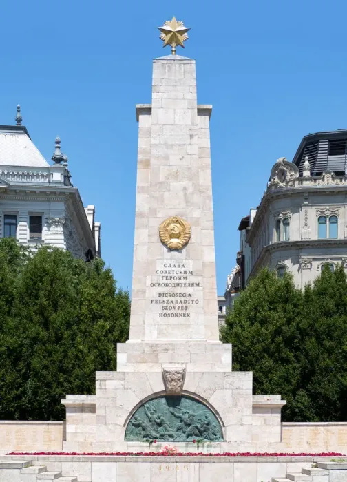 Framed Print : The Soviet War Memorial in Budapest, Hungary