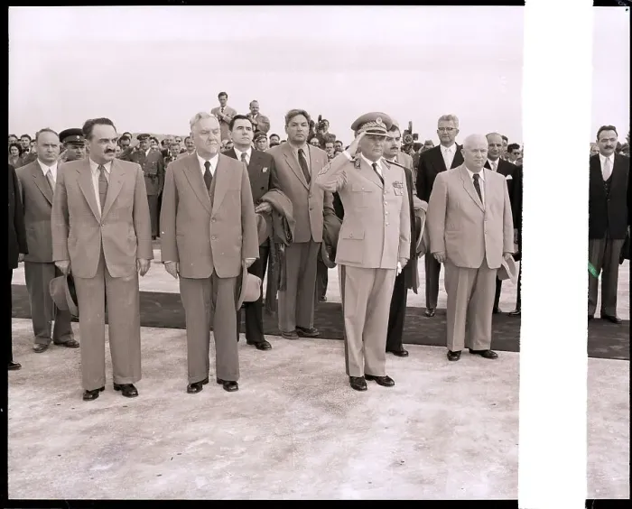 Framed Print : Soviet-Yugoslav Summit 1955 Framed Print : Soviet-Yugoslav Summit 1955