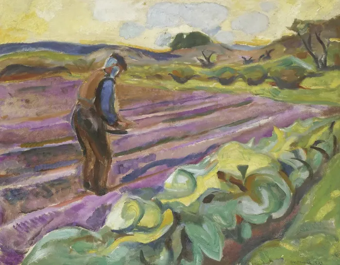 Framed Print : The sower, 1913 Framed Print : The sower, 1913