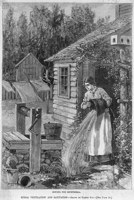 Framed Print : Sowing for Diphtheria Framed Print : Sowing for Diphtheria