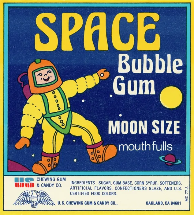 Framed Print : Space Bubble Gum Framed Print : Space Bubble Gum