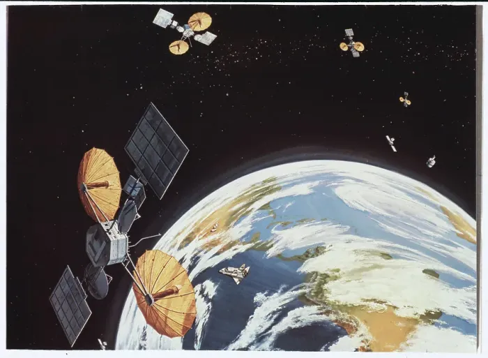 Framed Print : Space Shuttle in Earth's Orbit