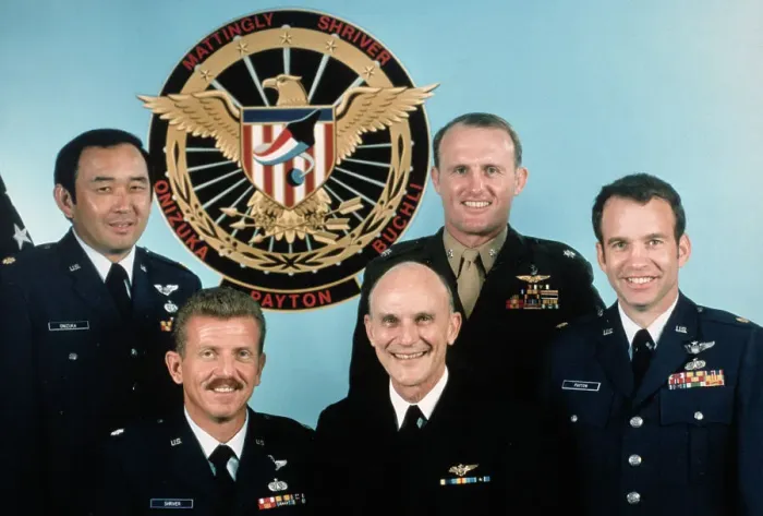 Framed Print : Space Shuttle Mission 51-C Crew Framed Print : Space Shuttle Mission 51-C Crew