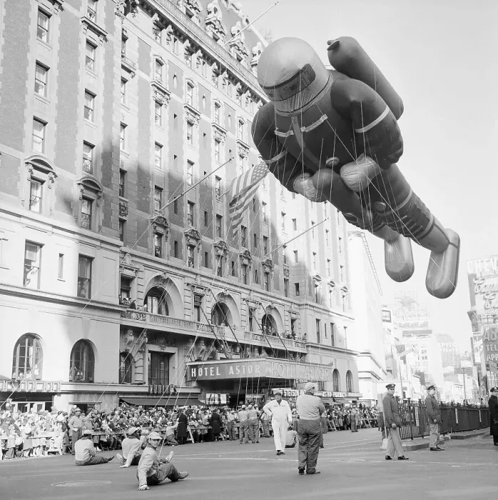 Framed Print : Spaceman Balloon in Thanksgiving Day Parade Framed Print : Spaceman Balloon in Thanksgiving Day Parade
