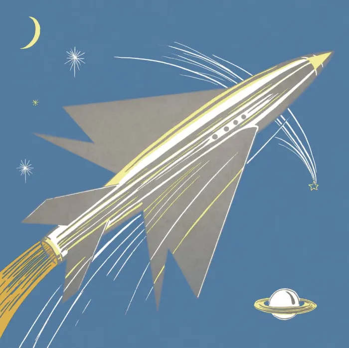 Framed Print : Spaceship in Orbit