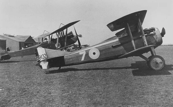 Spad VII. The Anglo-French SPAD VII, with synchronised fire