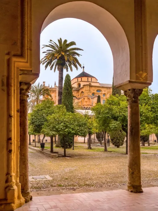 Framed Print : Spain, Cordoba, Mosque-Cathedral of Cordoba, Patio Framed Print : Spain, Cordoba, Mosque-Cathedral of Cordoba, Patio