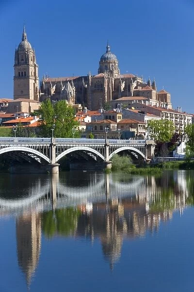 Spain, Salamanca, Salamanca Castle and Cathedral