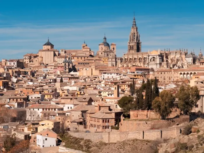 Framed Print : Spain, Toledo, cityscape and cathedral Framed Print : Spain, Toledo, cityscape and cathedral