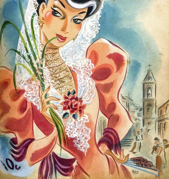 Framed Print : The Spainsh Maiden Framed Print : The Spainsh Maiden