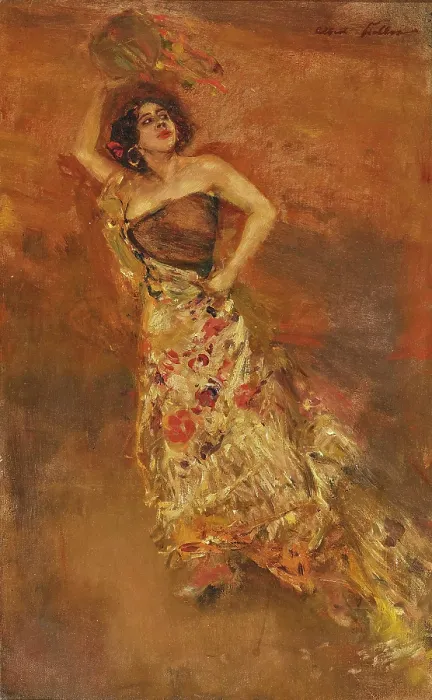 Framed Print : Spanish Dancer Caroline Otèro As Carmen. Creator: Keller Framed Print : Spanish Dancer Caroline Otèro As Carmen. Creator: Keller