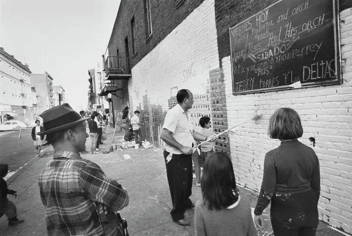 Framed Print : Spanish Harlem Clean-Up, 1968 Framed Print : Spanish Harlem Clean-Up, 1968